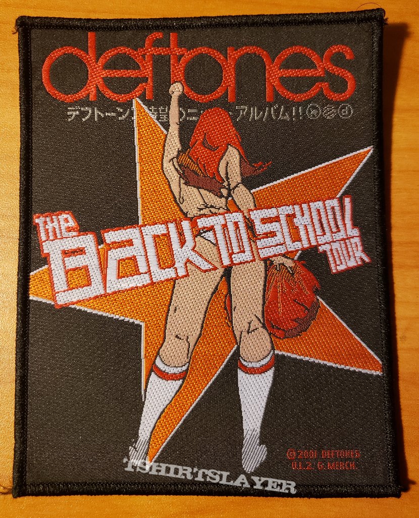 Deftones &quot;The Back To School Tour&quot; patch