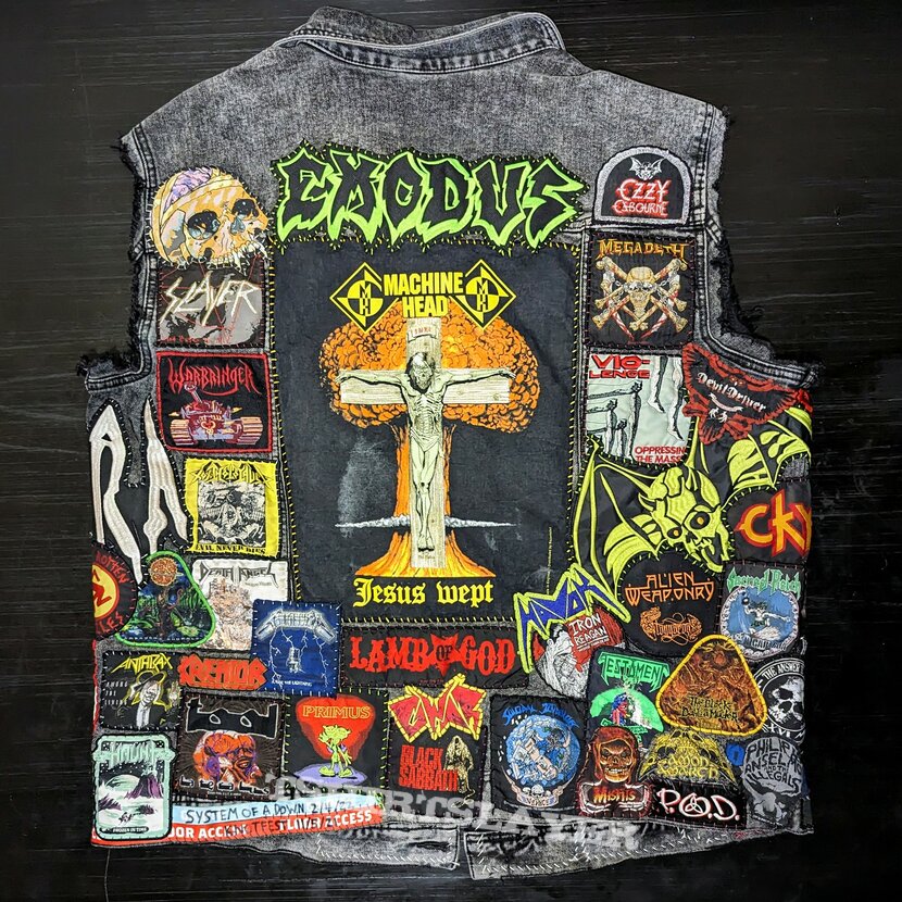 Machine Head Battle Jacket #6 &quot;Seen Em&#039; Live&quot; 