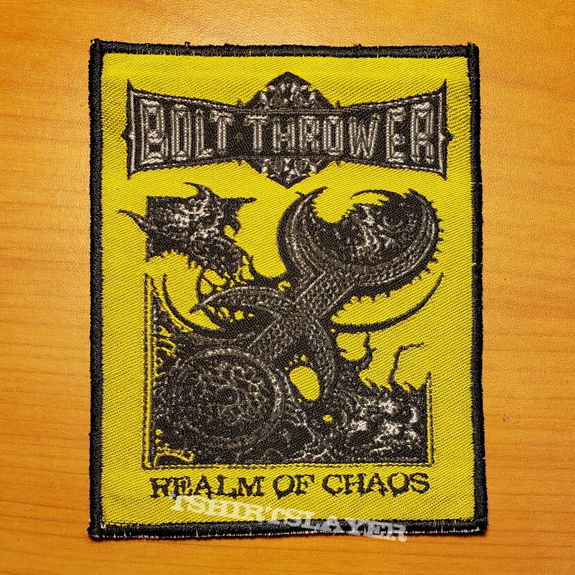 Bolt Thrower &quot;Realm Of Chaos&quot; patch