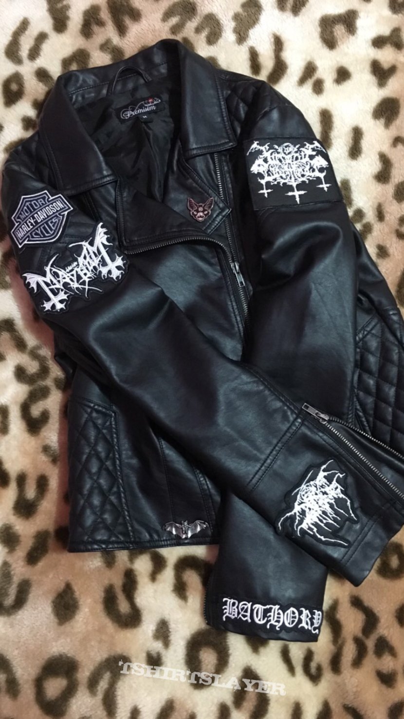 Mayhem Battle Leather Jacket 
