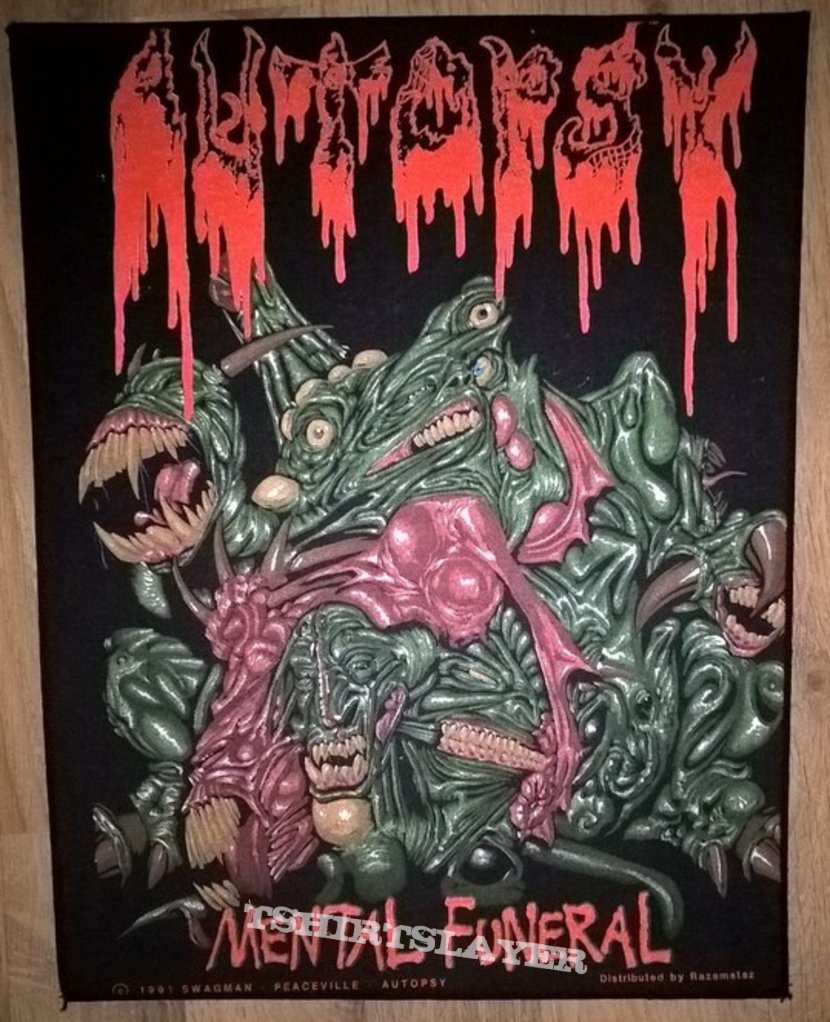 Autopsy - Mental Funeral back patch