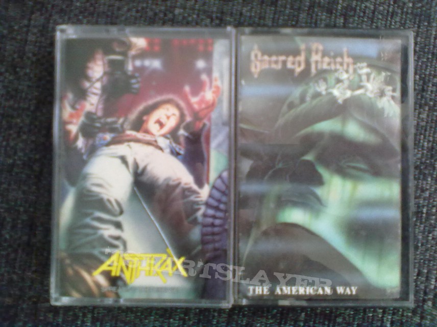 Anthrax &amp; Sacred Reich Cassettes
