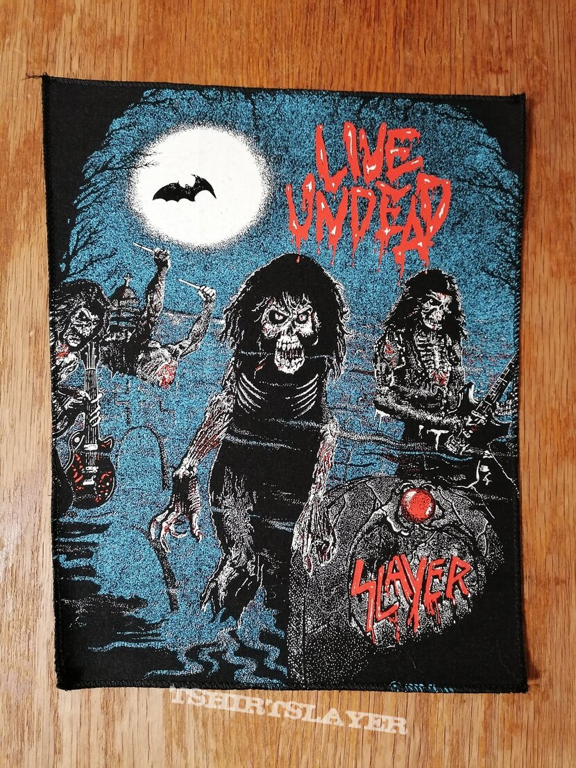 Slayer -  Live Undead BP (darker print) 1989