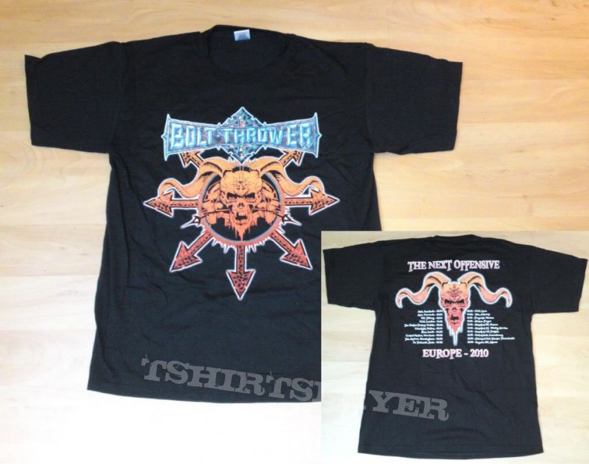 Bolt Thrower - The Next Offensive Euro Tour 2010 T-shirt