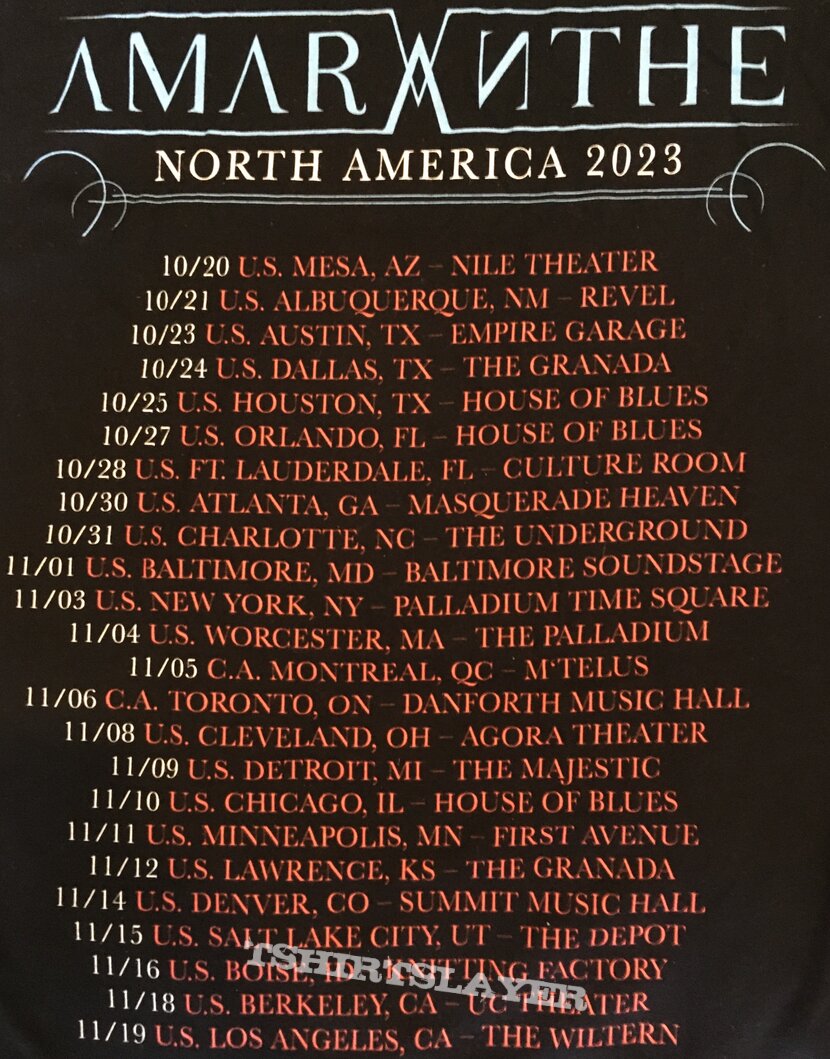 Amaranthe North America 2023