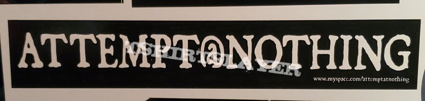 Attempt @ Nothing Attempt at Nothing sticker