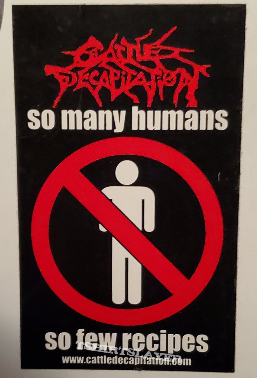 Cattle Decapitation, Cattle Decapitation sticker Other Collectable  (Graffux's) | TShirtSlayer