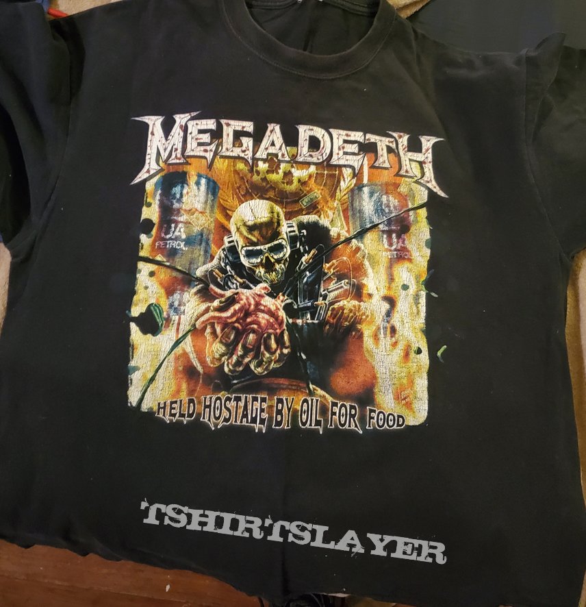 Megadeth tour shirt