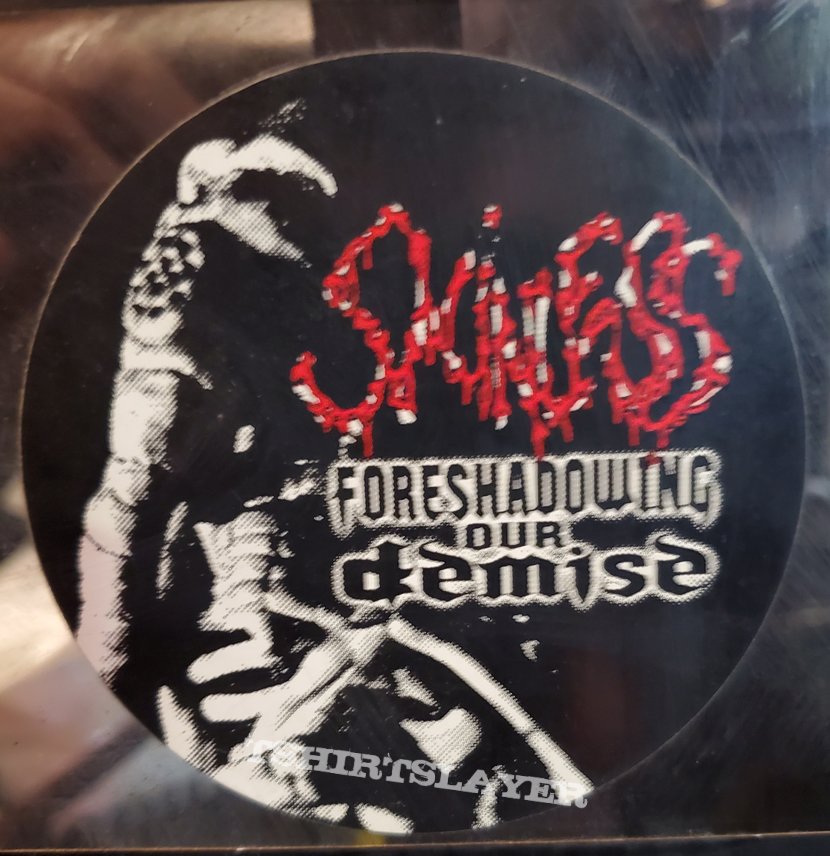 Skinless Foreshadowing Our Demise sticker