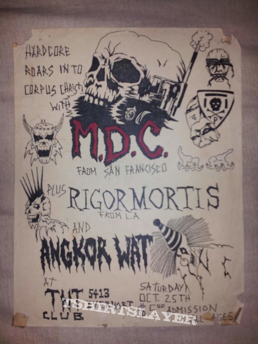 M.D.C. MDC flyer