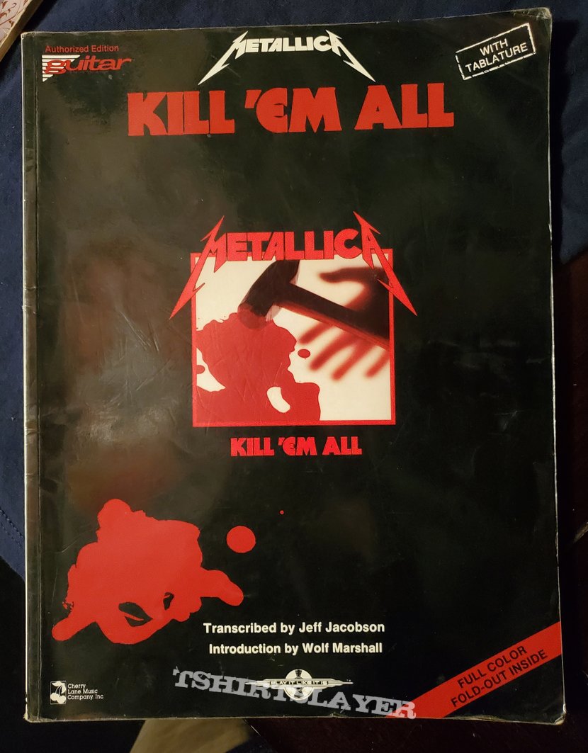 Metallica Kill Em All tab book