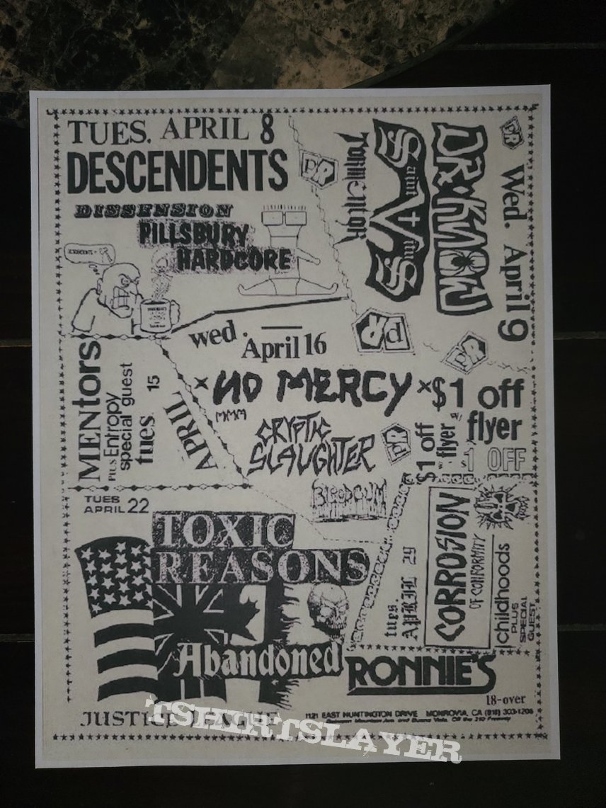 No Mercy Ronnies flyer