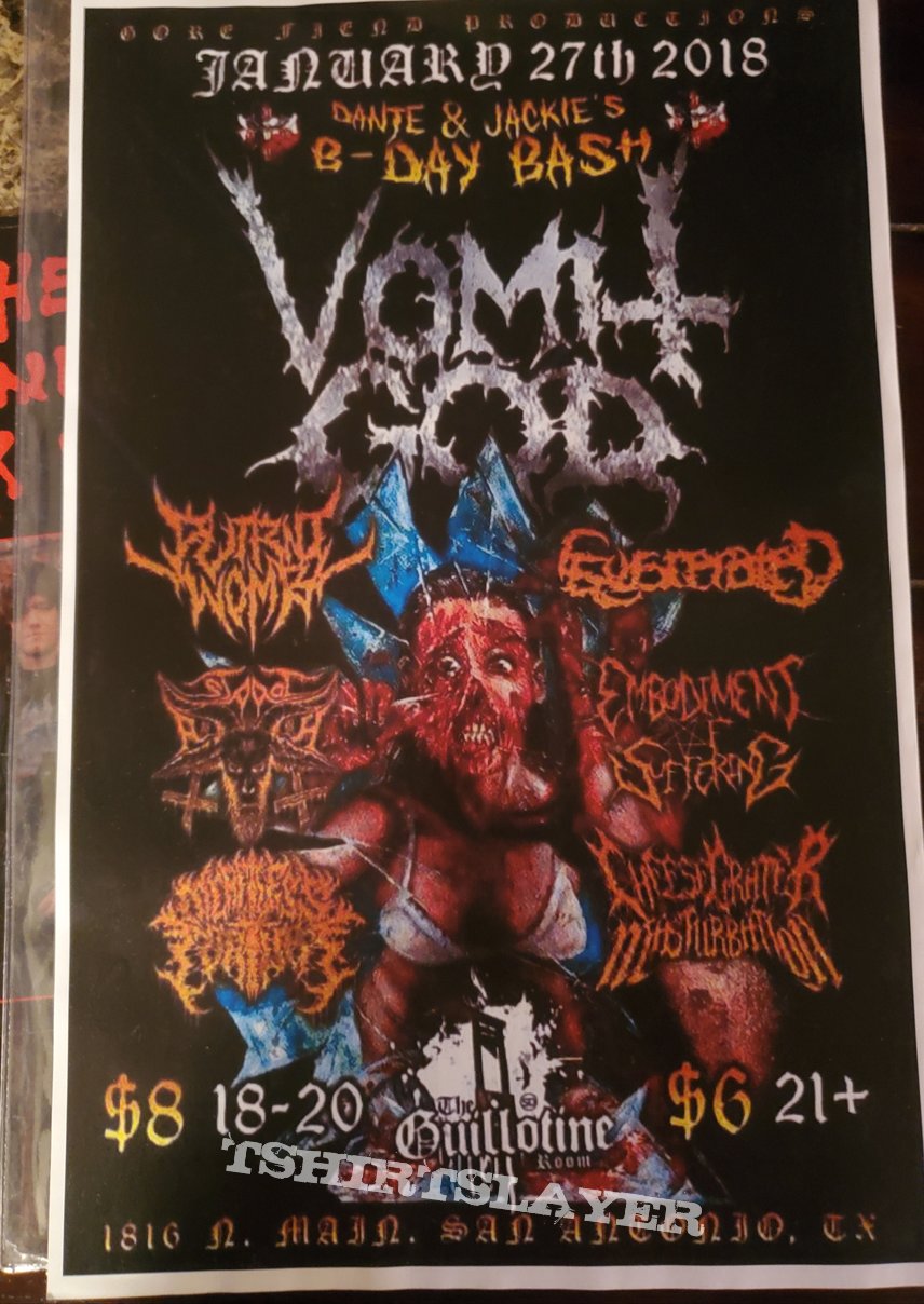 Vomit God flyer