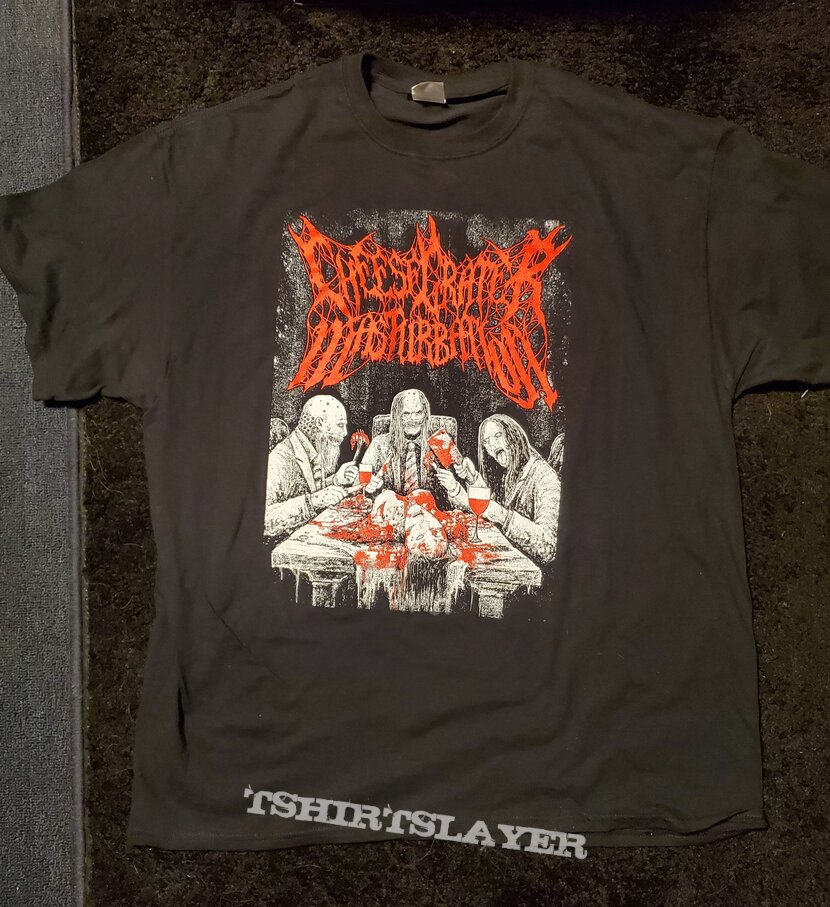 Cheese Grater Masturbation  - Goremet Human Buffet shirt