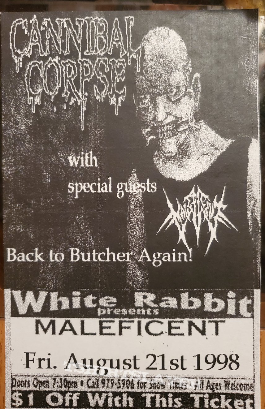 Cannibal Corpse flyer Cannibal Corpse flyer