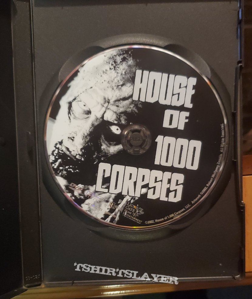 Rob Zombie House of 1000 Corpses dvd | TShirtSlayer TShirt and BattleJacket  Gallery