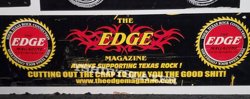 The Edge Magazine The Edge Metal mag sticker