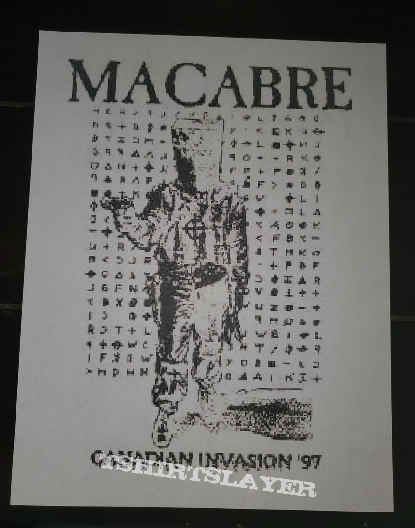 Macabre flyer