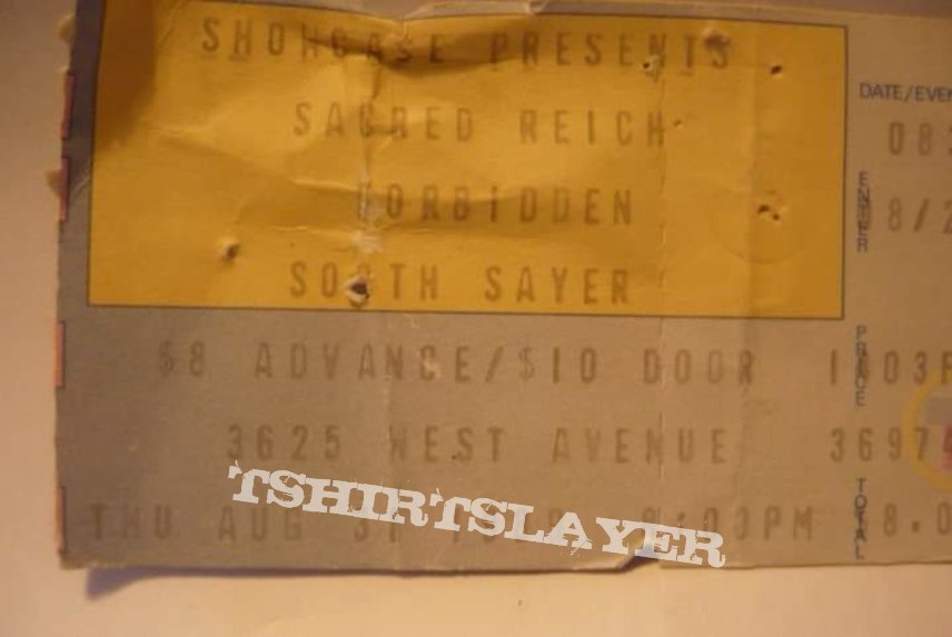 Sacred Reich tik stub