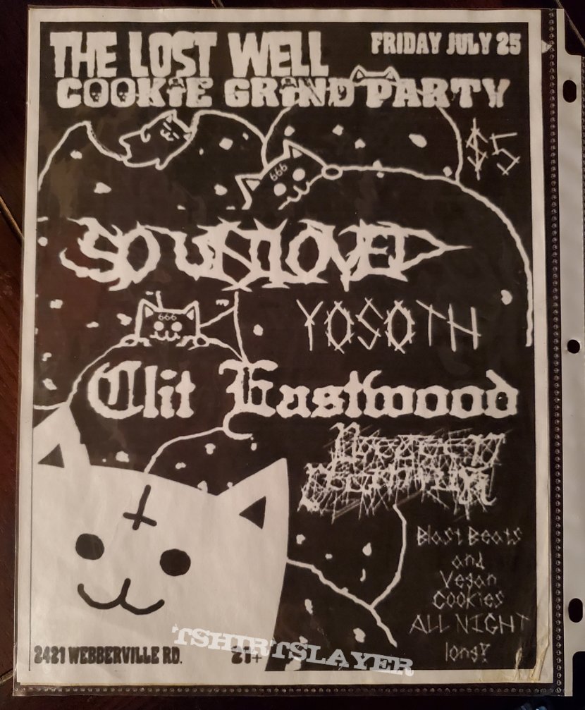 So Unloved Cookie Grind Party flyer