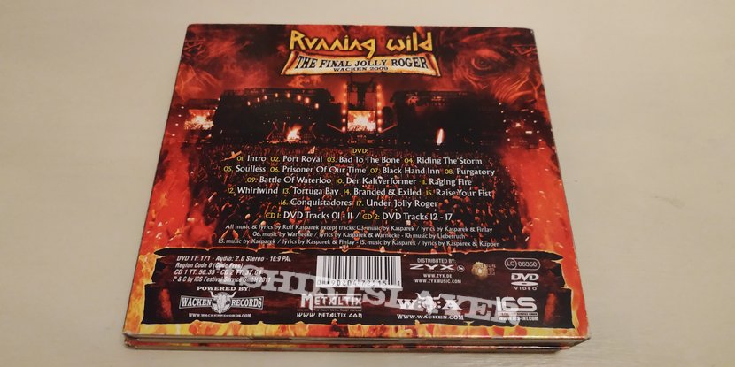 Running Wild The Final Jolly Roger Digipack CD+DVD