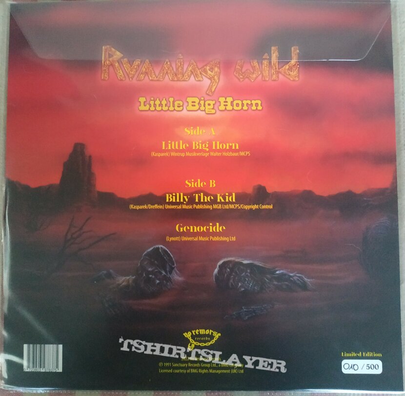 Running Wild Little Big Horn shape 7" Running Wild Little Big Horn shape 7"