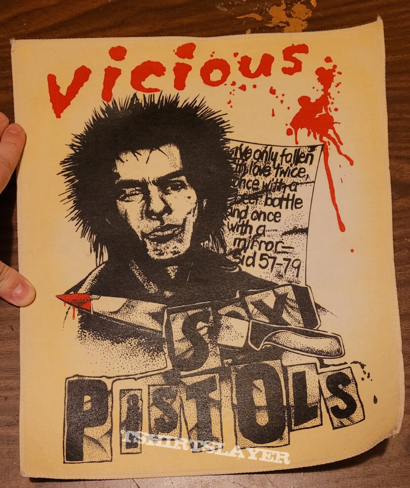 Vintage Sex Pistols Printed Back Patch