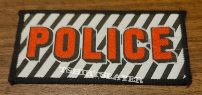Vintage The Police Woven Patch Vintage The Police Woven Patch
