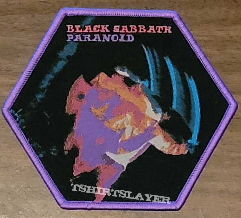 Black Sabbath Paranoid Woven Patch