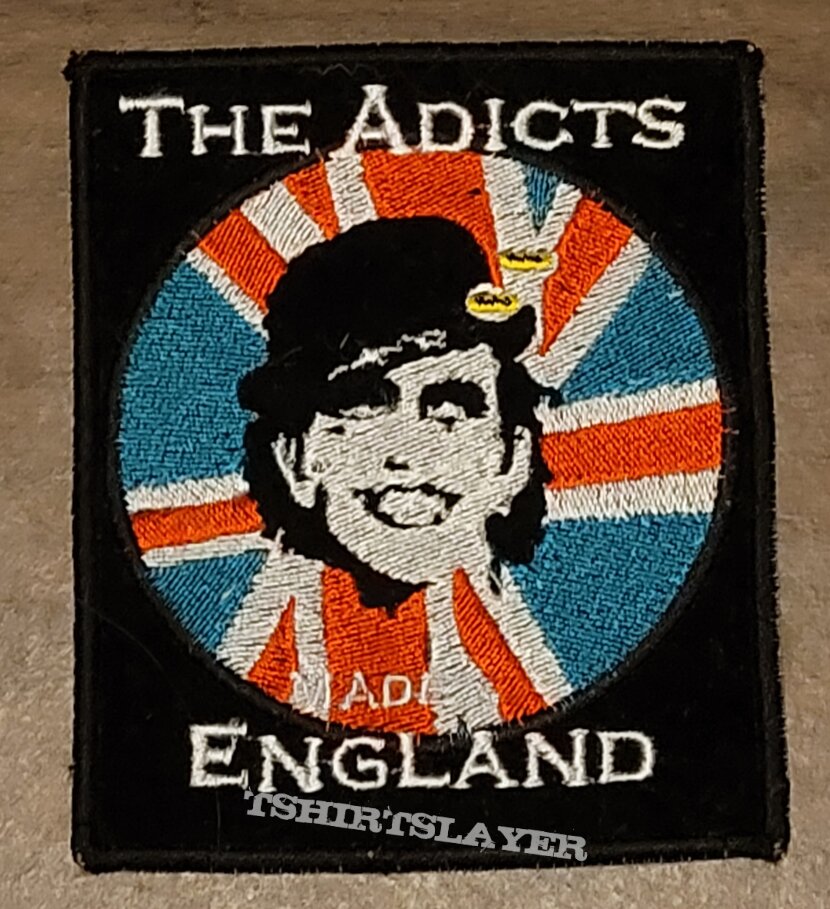 Vintage The Adicts Embroidered Patch