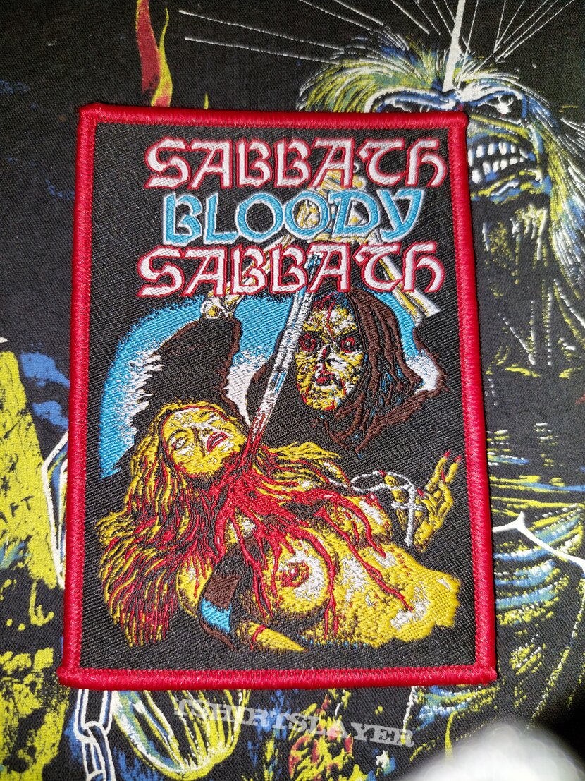 Sabbath bloody sabbath black sabbath patch