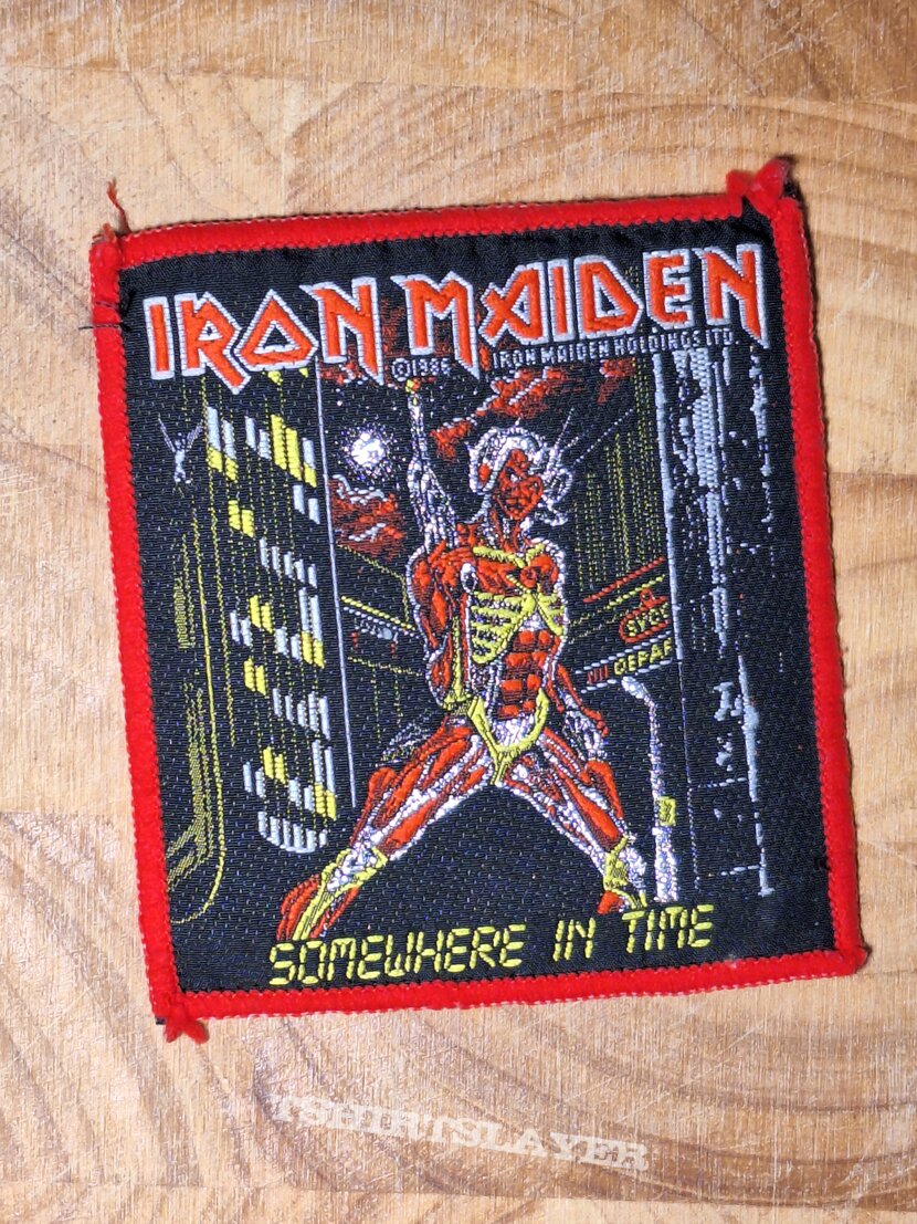 Iron maiden somewhere in time red border