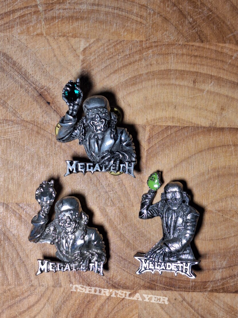 Megadeth rust in peace pin set