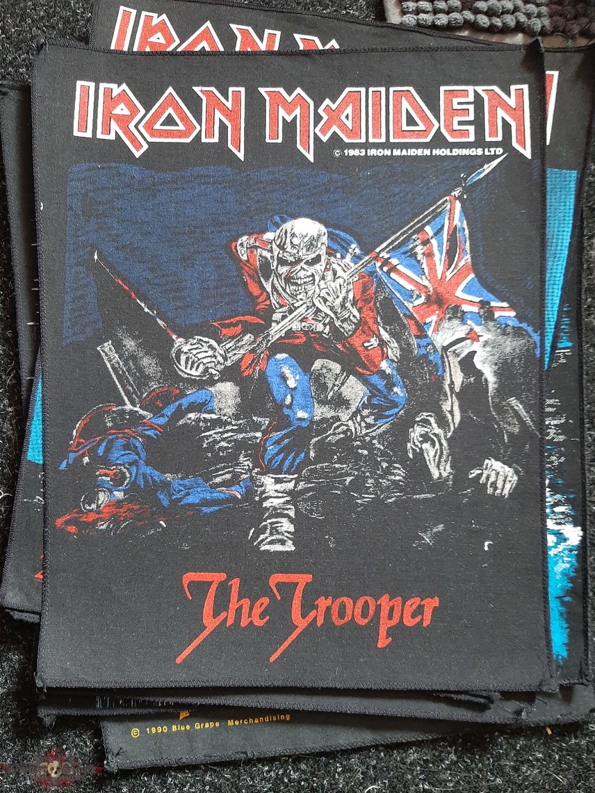 Iron maiden the trooper backpatch