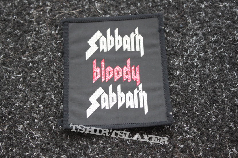 black sabbath bloody sabbath patch