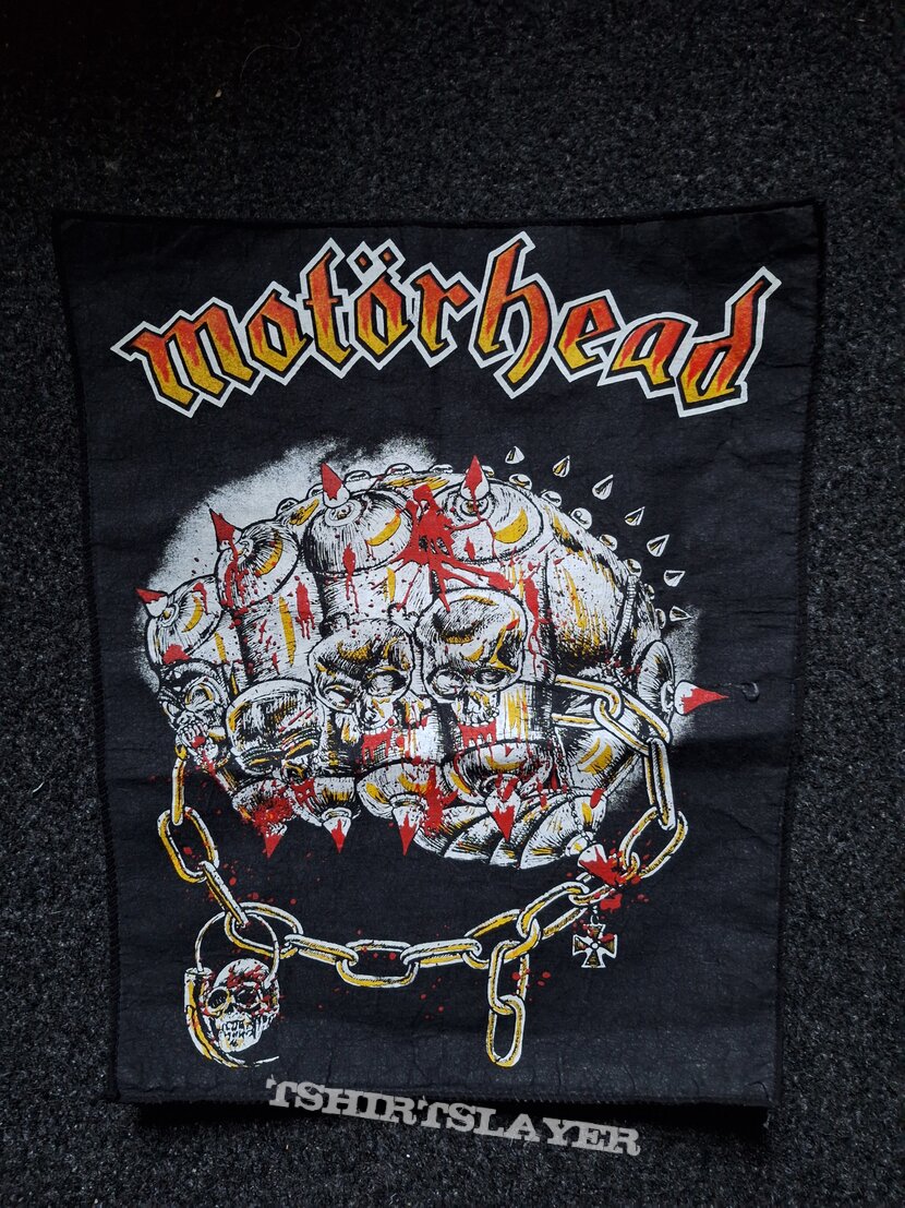 Motörhead Motorhead iron fist backpatch long version