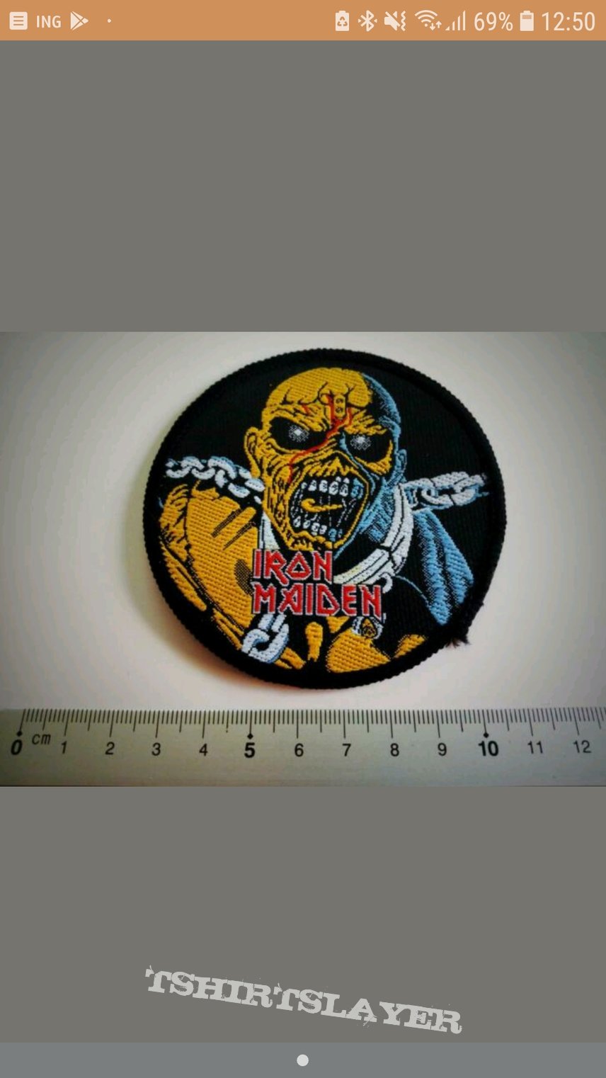 Iron Maiden Wanted, maiden patches