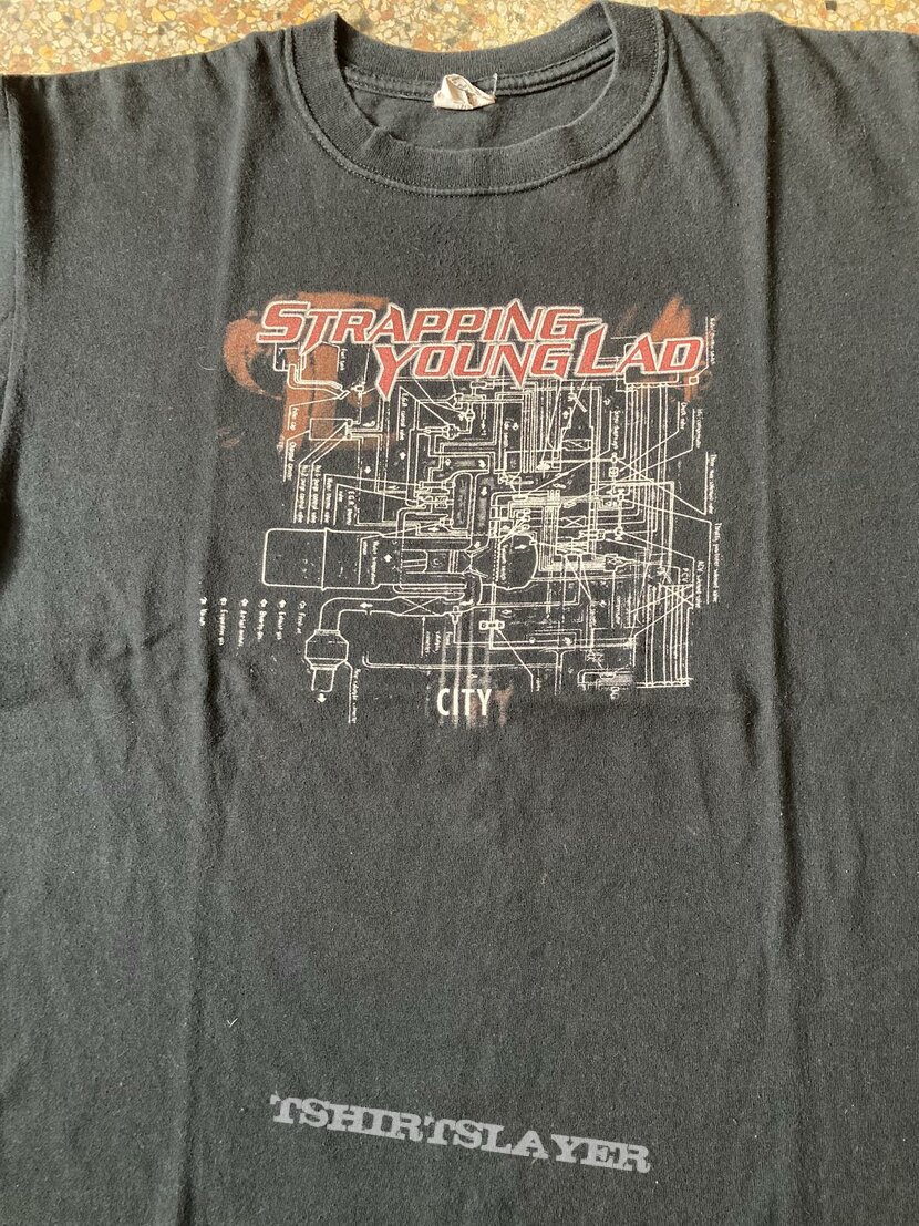 Strapping Young Lad &#039;City&#039; shirt. Size: Large.