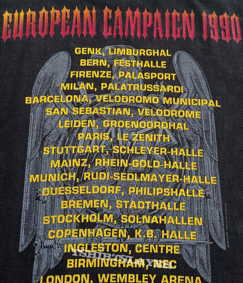 Slayer European Tour 1990