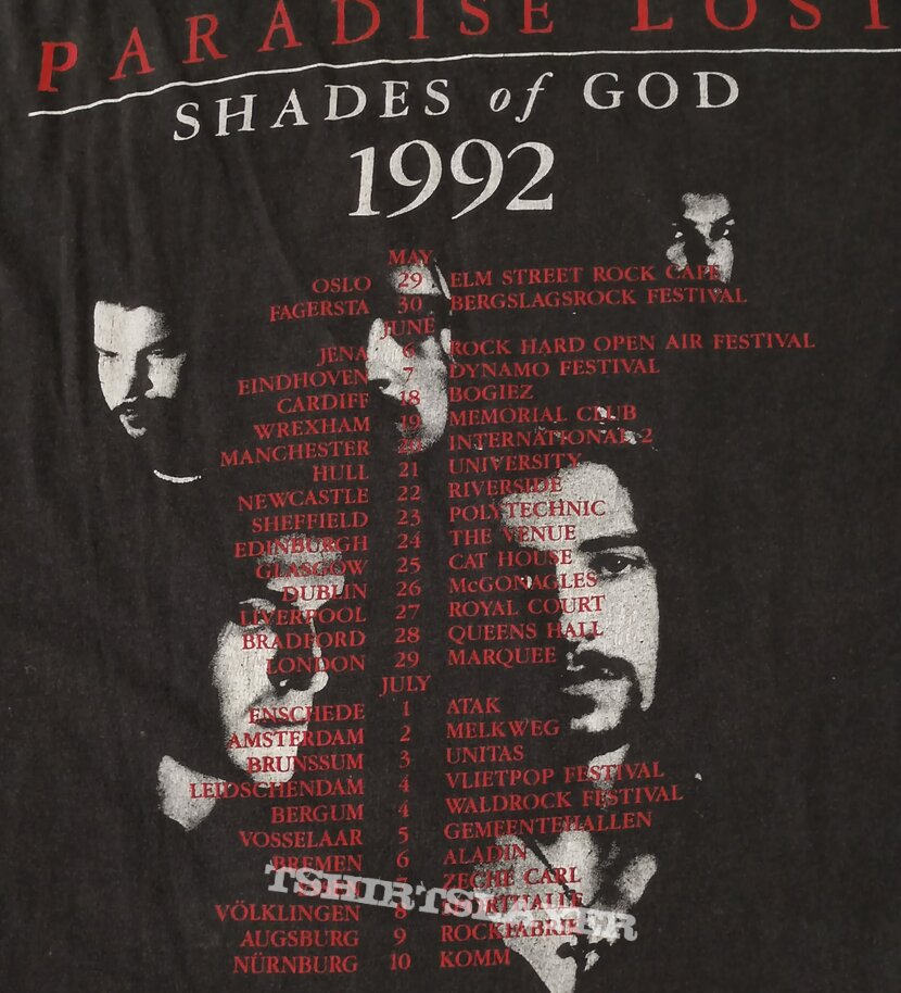 Paradise Lost Tour Longsleeve 1992