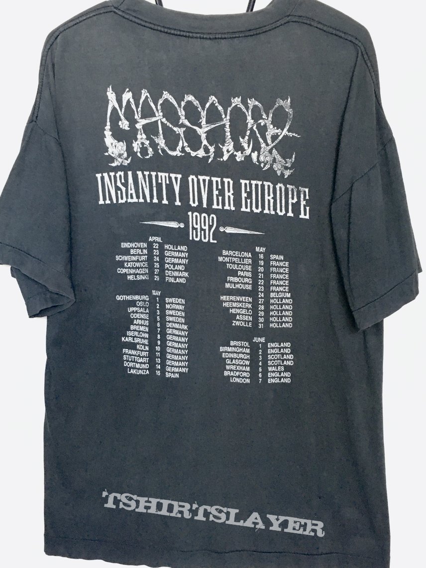 Massacre Insanity over europe 1992-ss &amp; LS XL