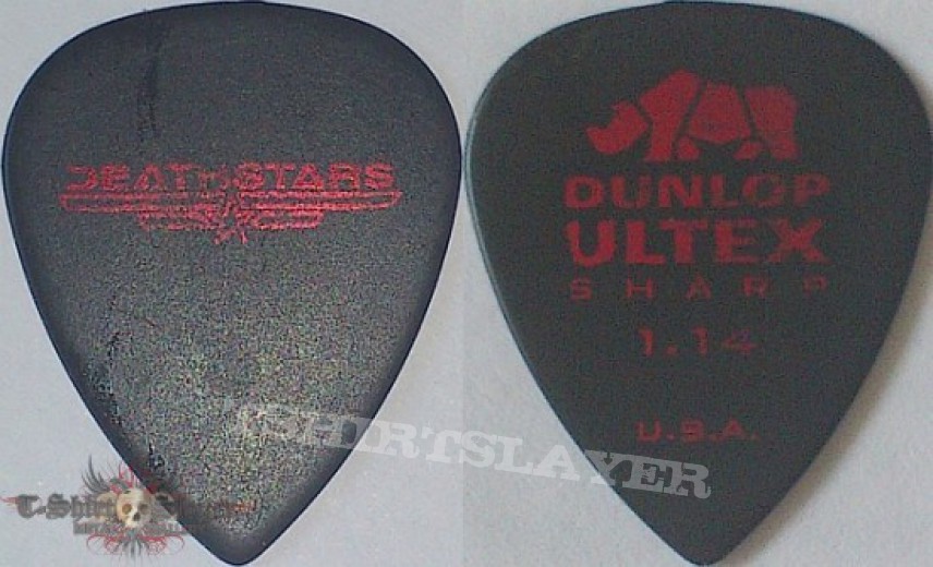 Guitar Pick - Deathstars - Logo (red on black) | TShirtSlayer TShirt and  BattleJacket Gallery