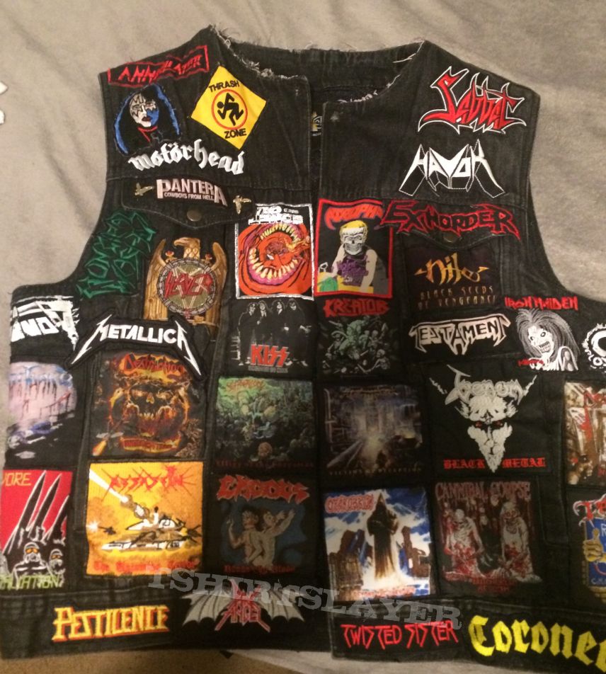 Slayer Finished Vest TShirtSlayer TShirt and BattleJacket Gallery