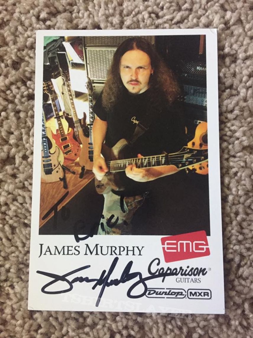 Disincarnate James Murphy Autographed Promo