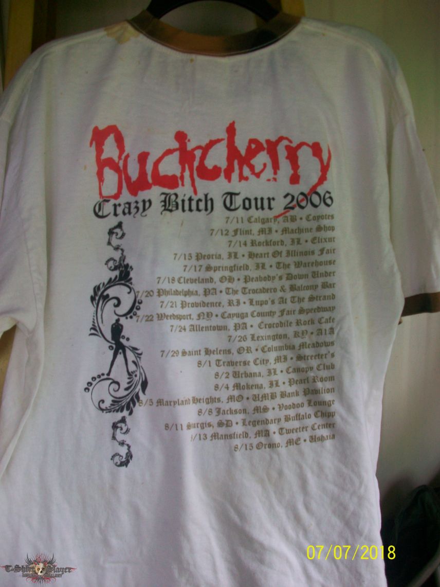 Buckcherry Crazy Bitch | TShirtSlayer TShirt and BattleJacket Gallery