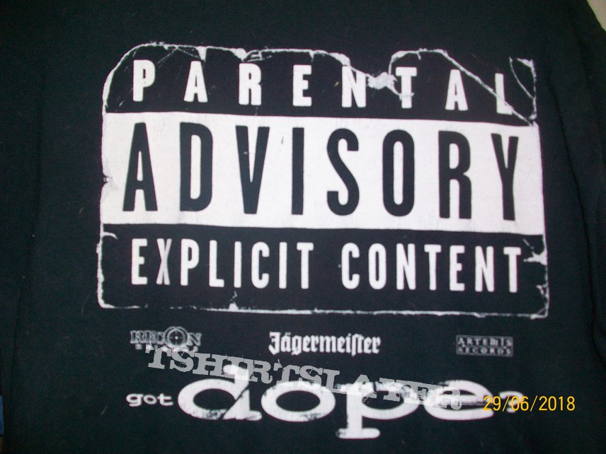 Dope Parental Advisory , Explicit Content