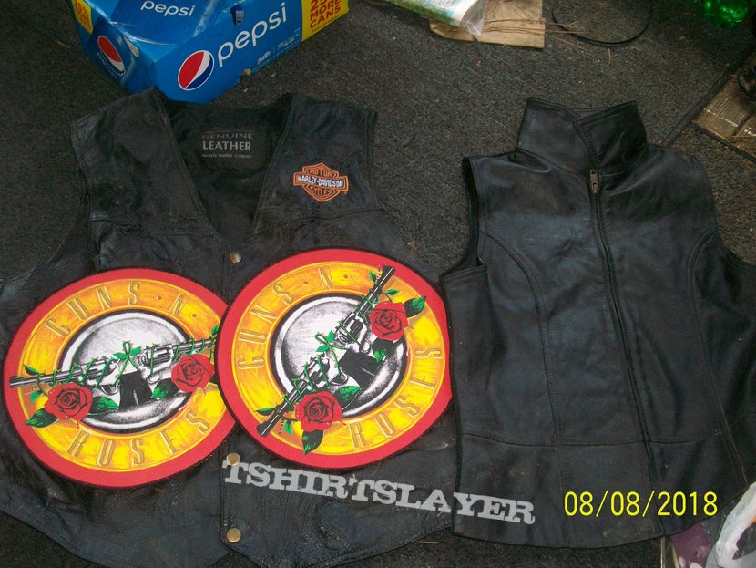 Guns N&#039; Roses His &amp; Hers  G N R BATTLE vests