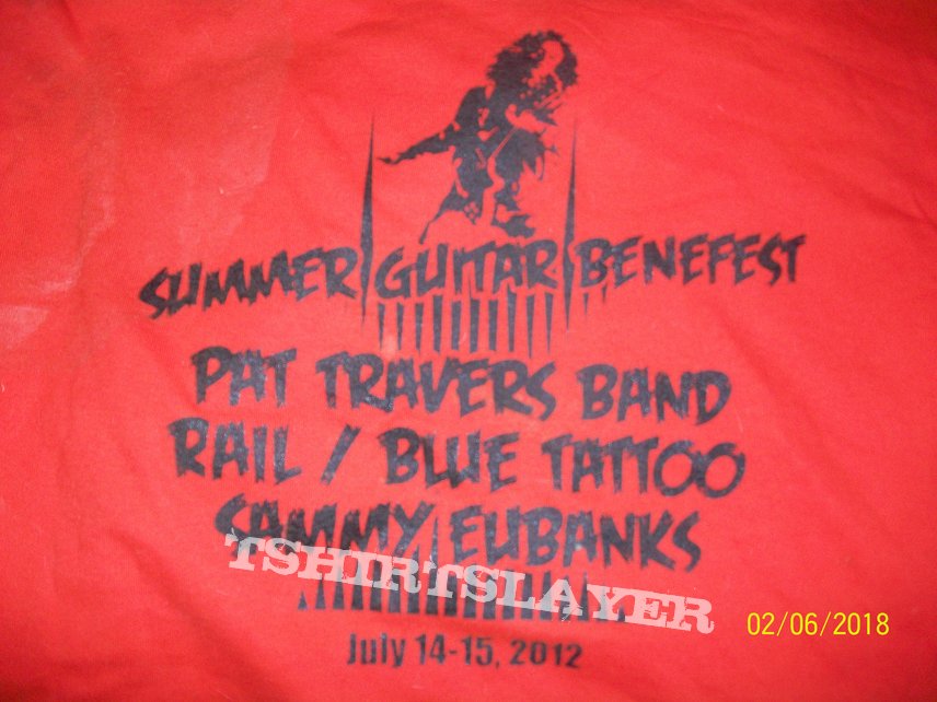 Pat Travers summertime guitar benefest