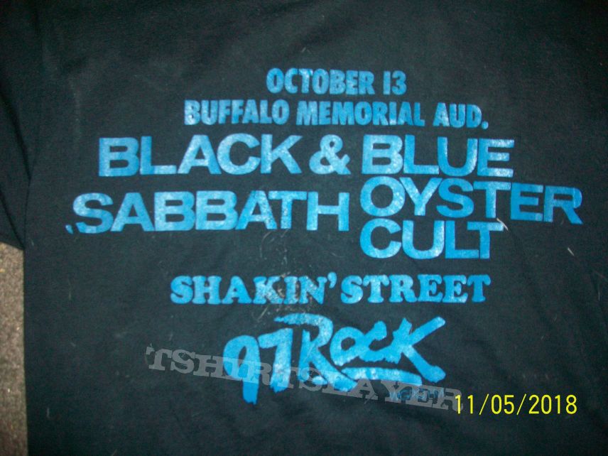 Black Sabbath black and blue