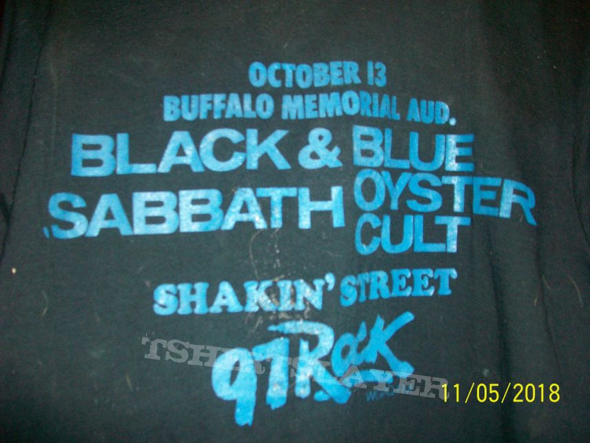 Black Sabbath black and blue